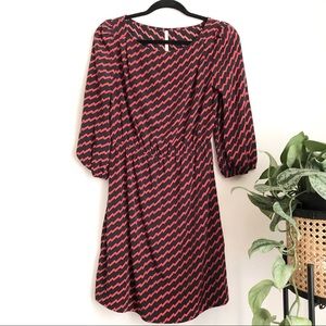 Chevron Printed Tunic Dress